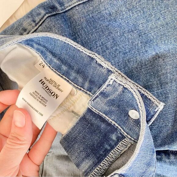 Hudson Natalie Midrise Ankle Super Skinny Jeans - Picture 4 of 6